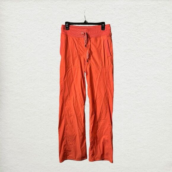 MSP Miraclesuit  Orange Woven Nylon Drawstring Straight Track Pants M Elastic - Picture 3 of 5
